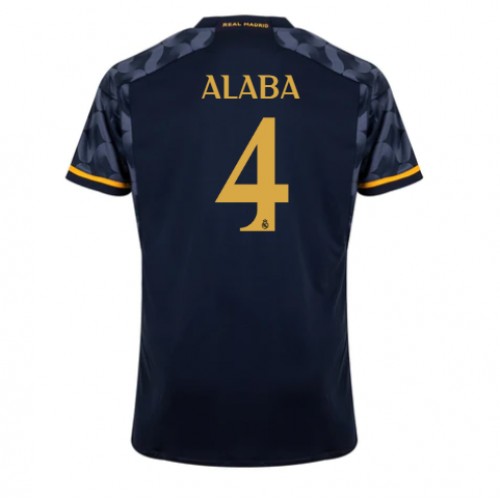 Pánský Fotbalový dres Real Madrid David Alaba #4 2023-24 Venkovní Krátký Rukáv